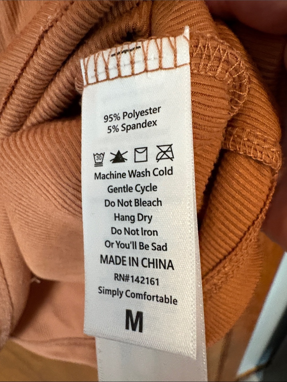 NWT LuLaRoe Ruth Short Sleeve Crewneck Top in Rust - Size M - Picture 3 of 7